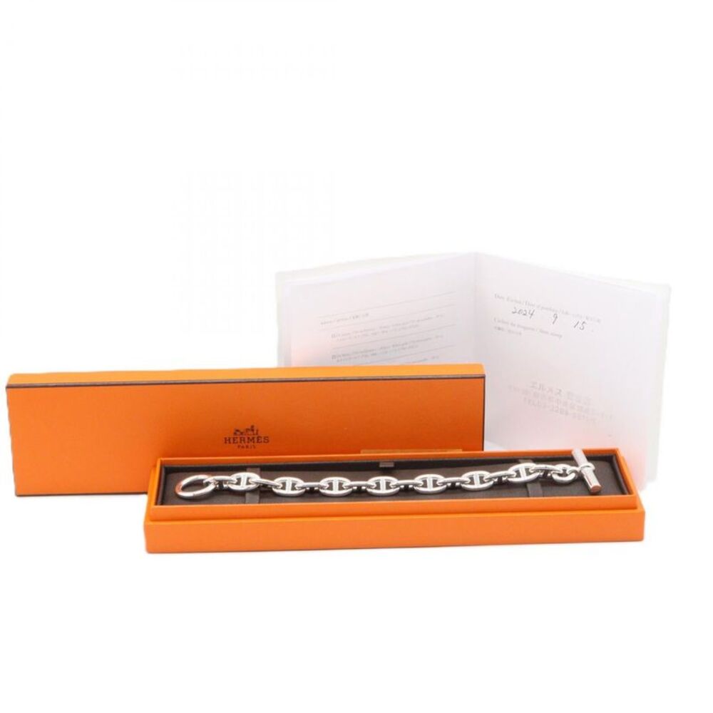 Hermes Silver Bracelet Chaine d'Ancre MM - Picture 3 of 6